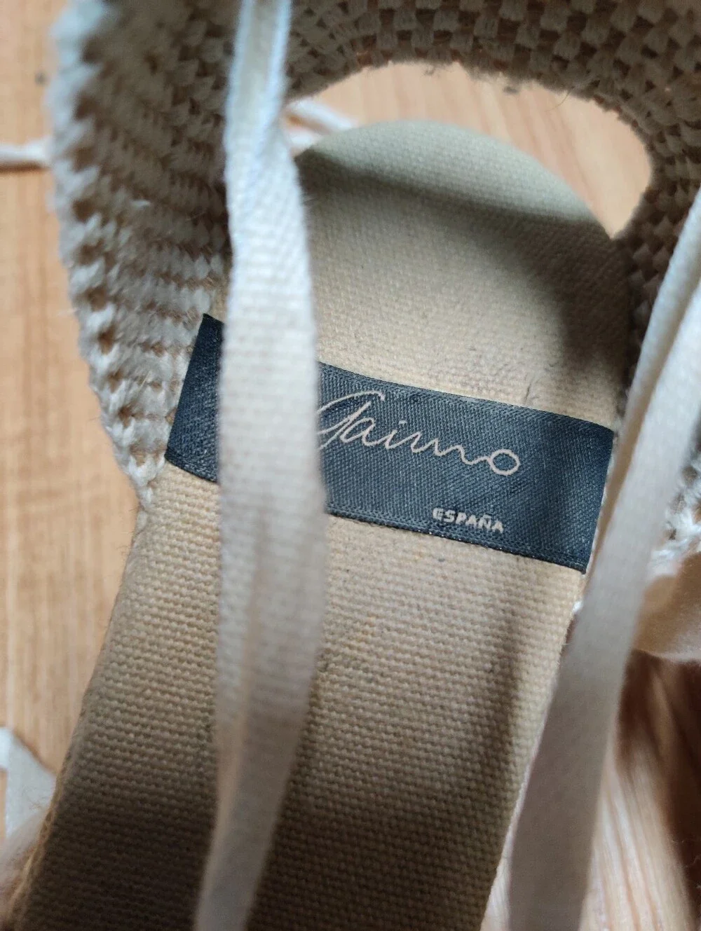 Gaimo Espadrilles Ankle Tie Size 40 -fits 8.5
